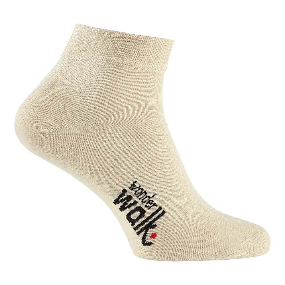 wonderwalk Kurzschaftsocken, 2 Paar, Größe: 39, beige
