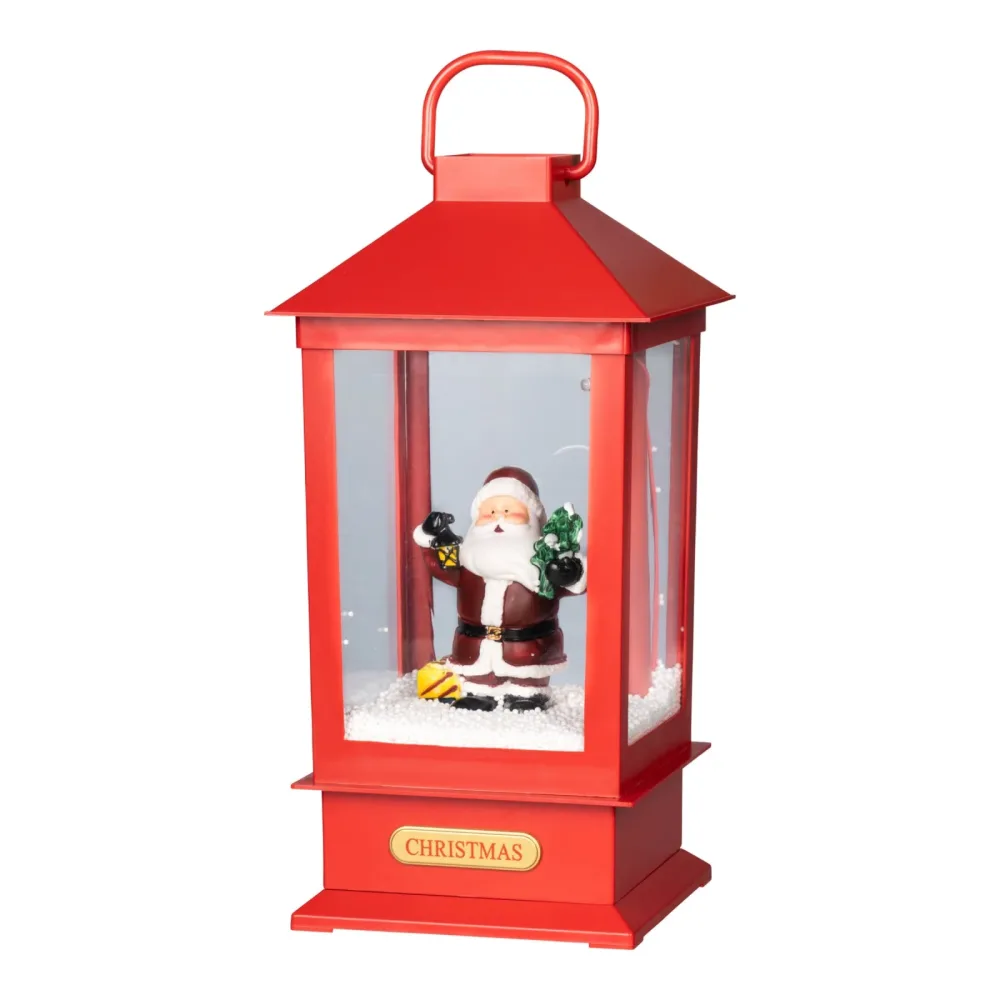 LED-Laterne ?Santa im Schnee?