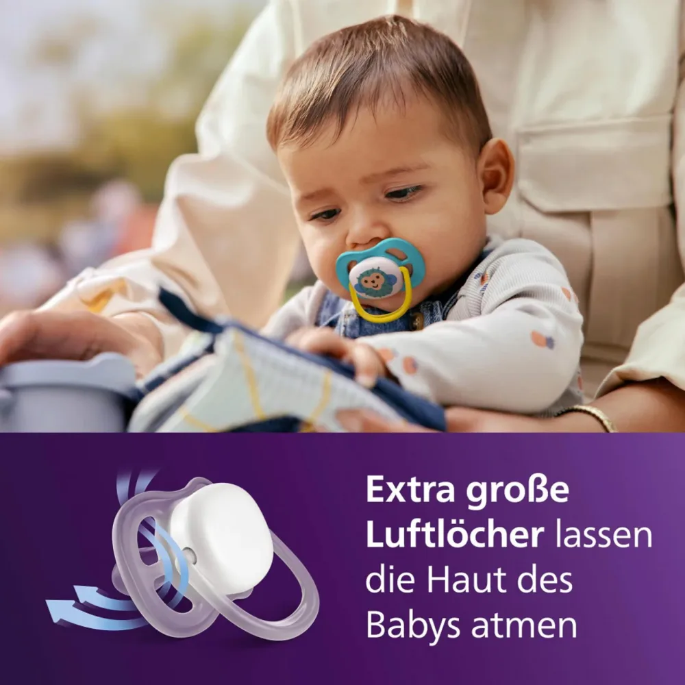 Philips Avent Ultra Air Sucette +6m Luft Sammlung Junge