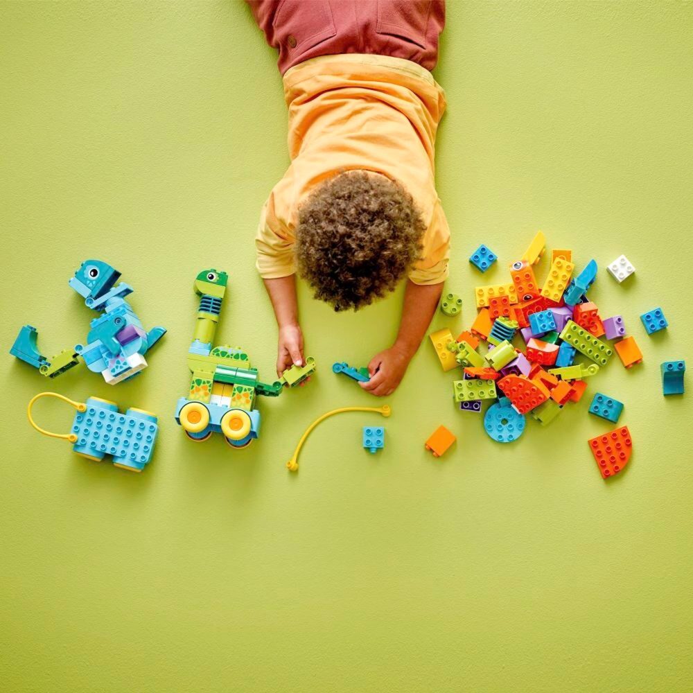 LEGO® Spielbausteine »DUPLO® Dinos auf Rädern 3-in-1-Set 10451«, (108 St.)