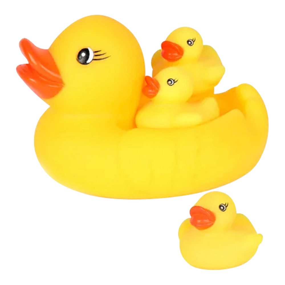 Badespielzeug Entenfamilie Quietsche