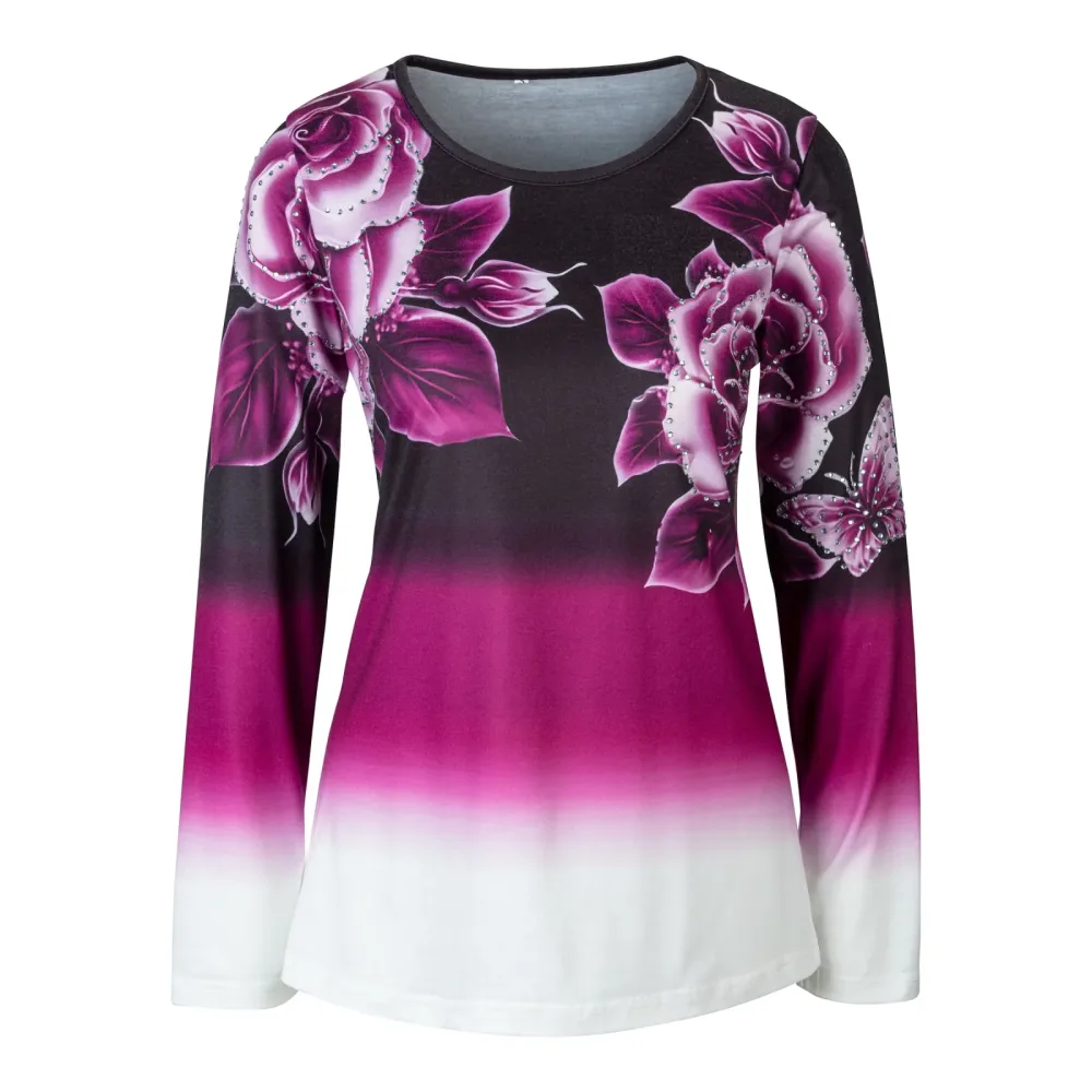 Fashion-Shirt ?Rosenwelt?, Größe: XL