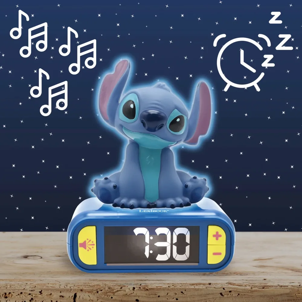 2in1 Wecker und Nachtlicht Disney Sticht