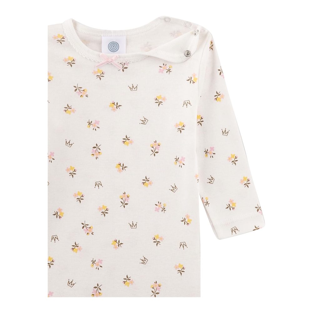 Body langarm Blumen