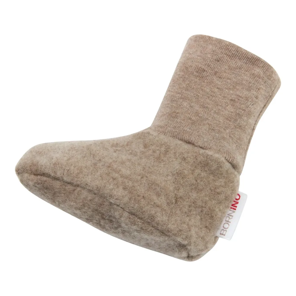 Wollfleece-Schlupfschuhe aus Merinowolle