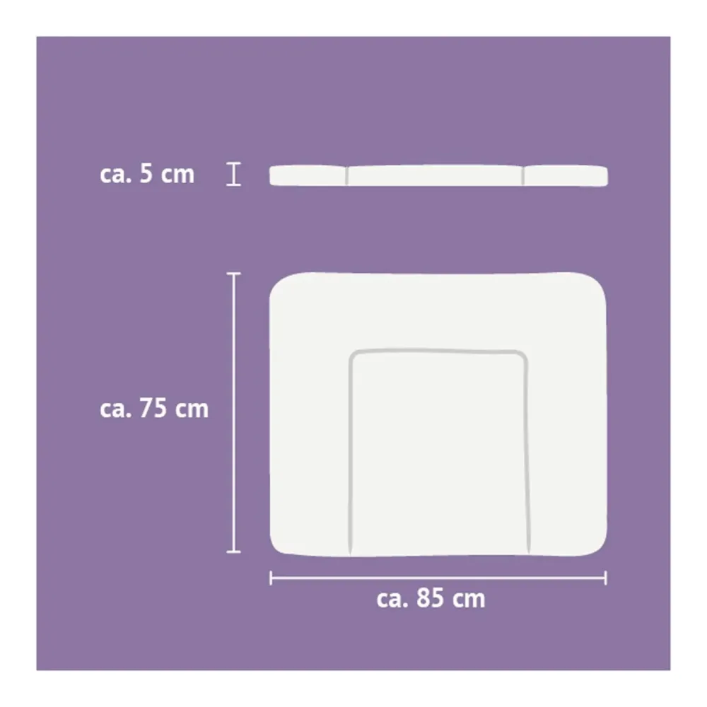 Wickelauflage 75x85 cm