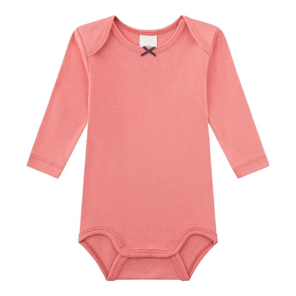 Sanetta 2er-Pack Bodys langarm Mäuse Einhörner rosa