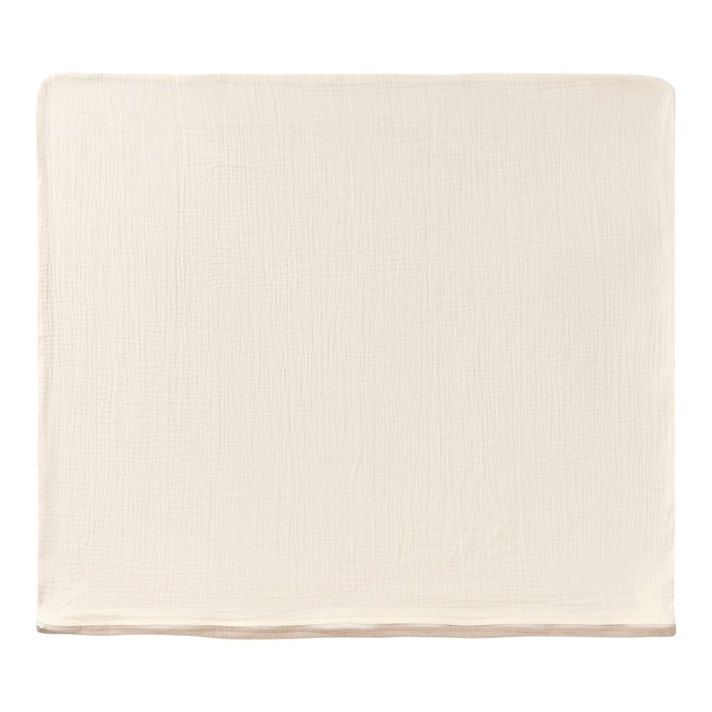 Wende-Bezug Wickelauflage Musselin 85x75 cm