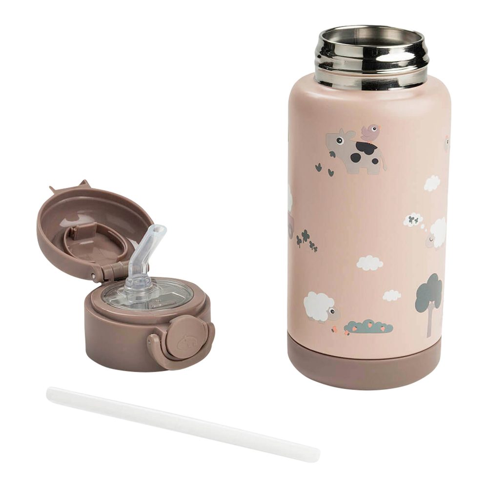 Thermoflasche mit Strohhalm, 340ml