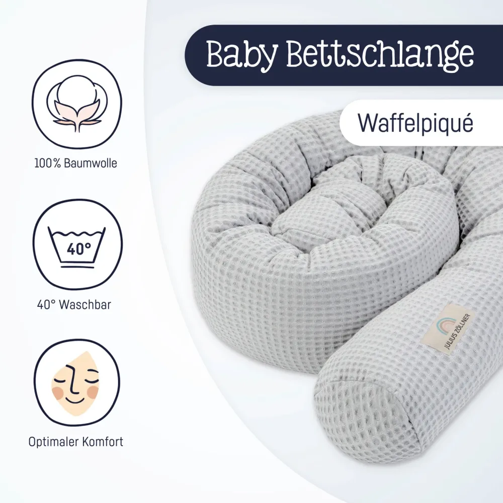 Bettschlange Waffelpiqué 180 cm