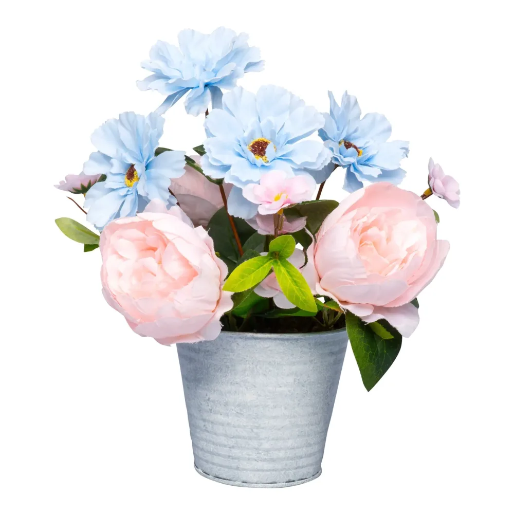 Blumenarrangement Deko-Topf ?Sommer-Sehnsucht?