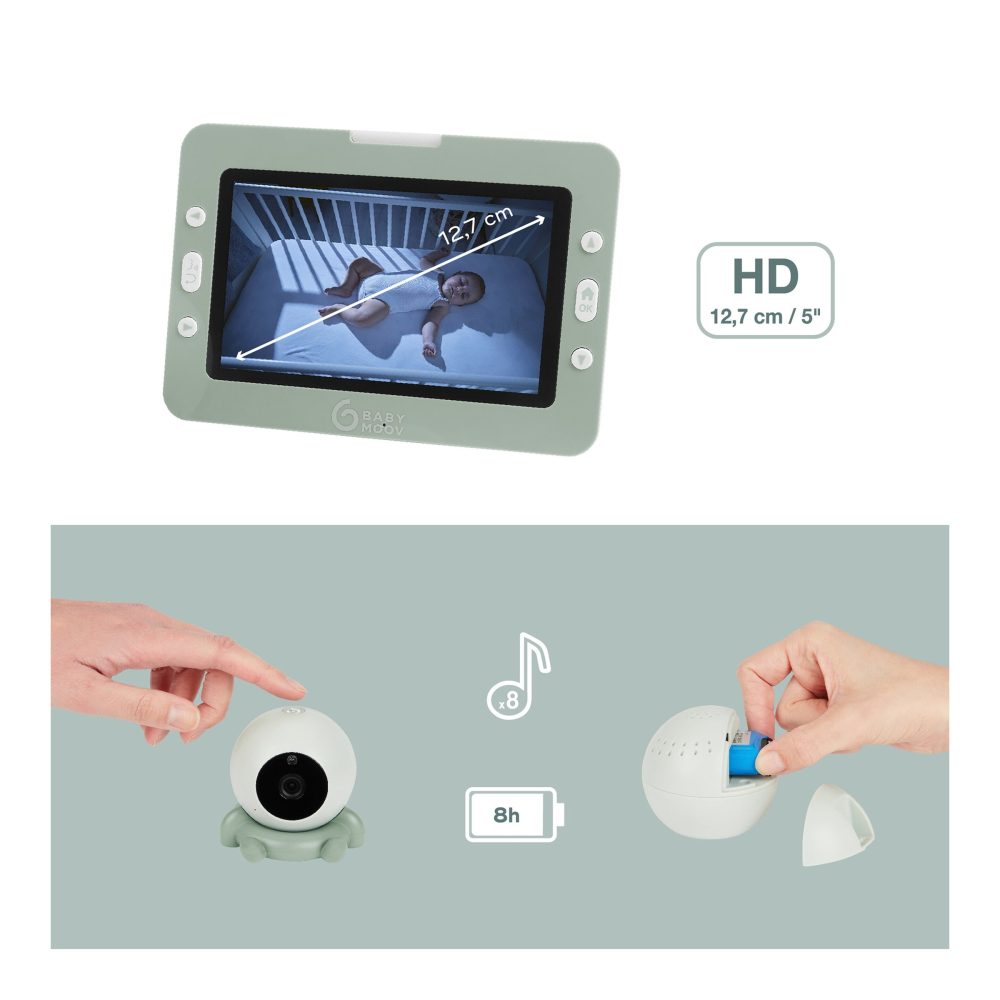 Babymoov - Babyphone, 0 m, Grün