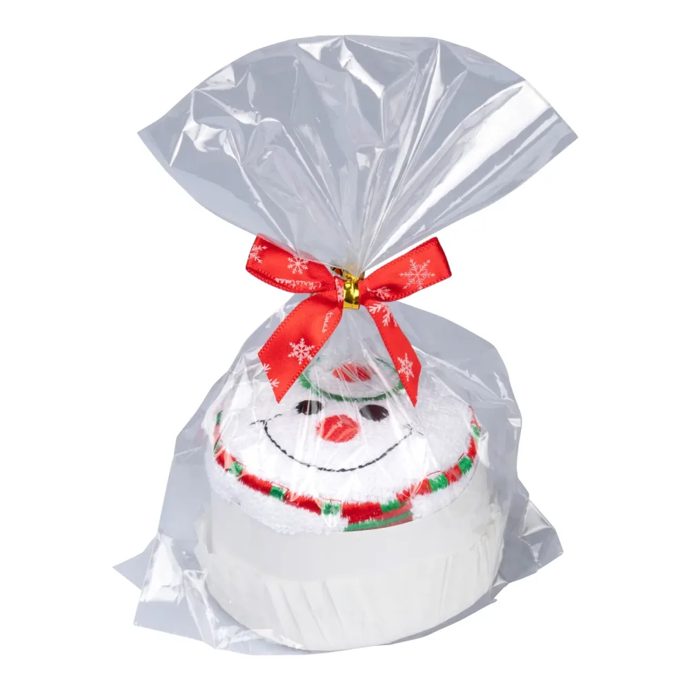 Gästehandtuch ?Schneemann?, 30x30 cm