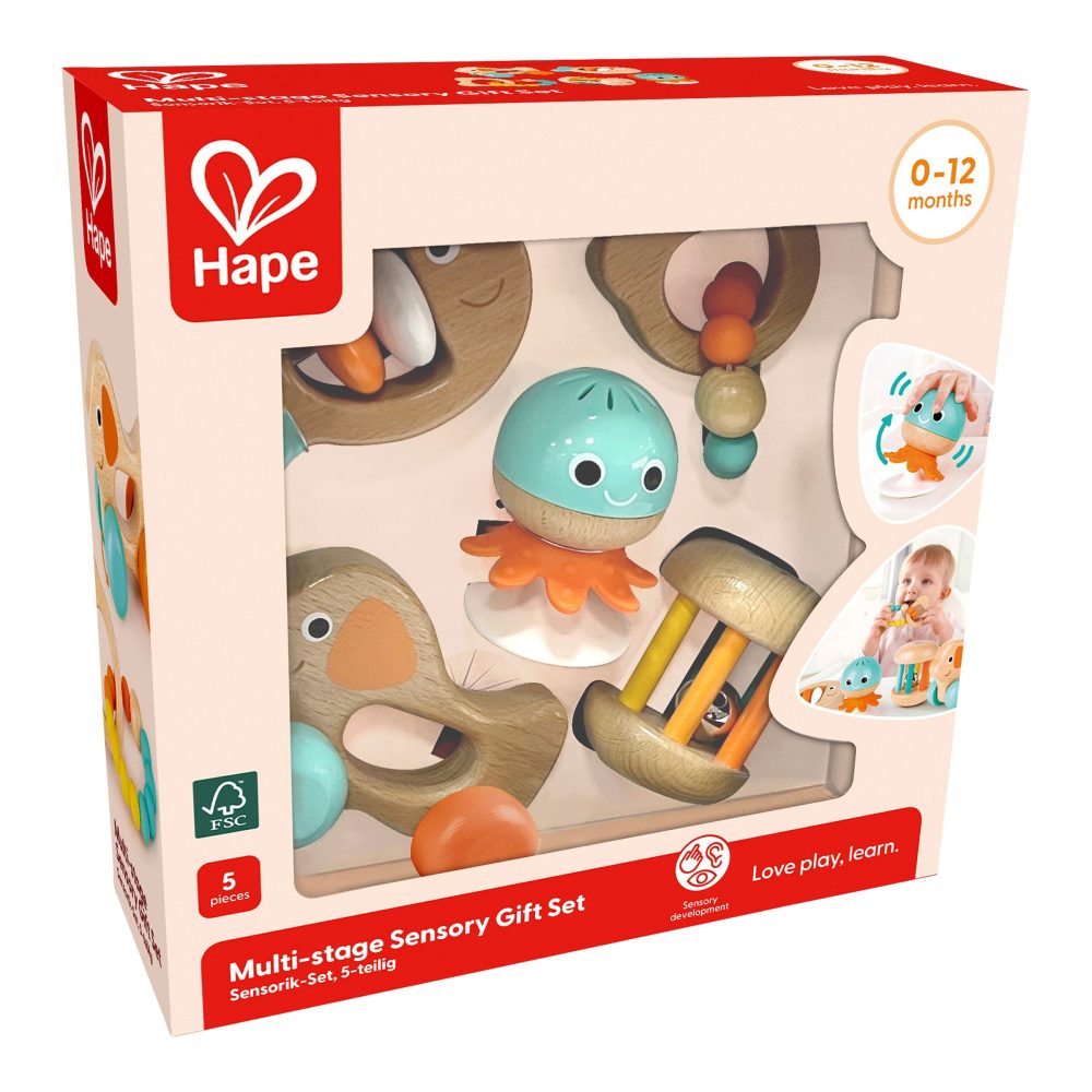 Rassel Sensorik-Set 5-teilig