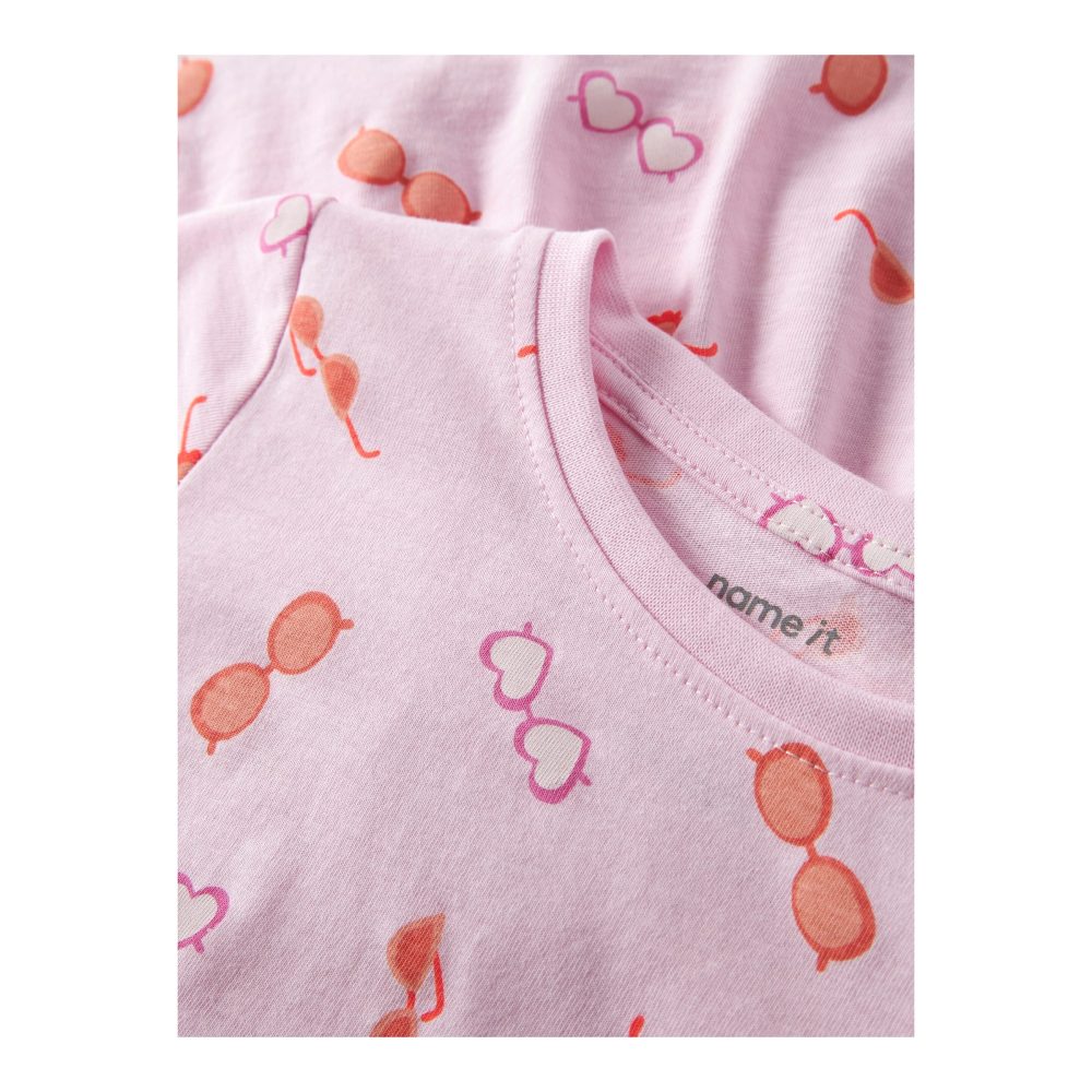 Kleid kurzarm Brillen