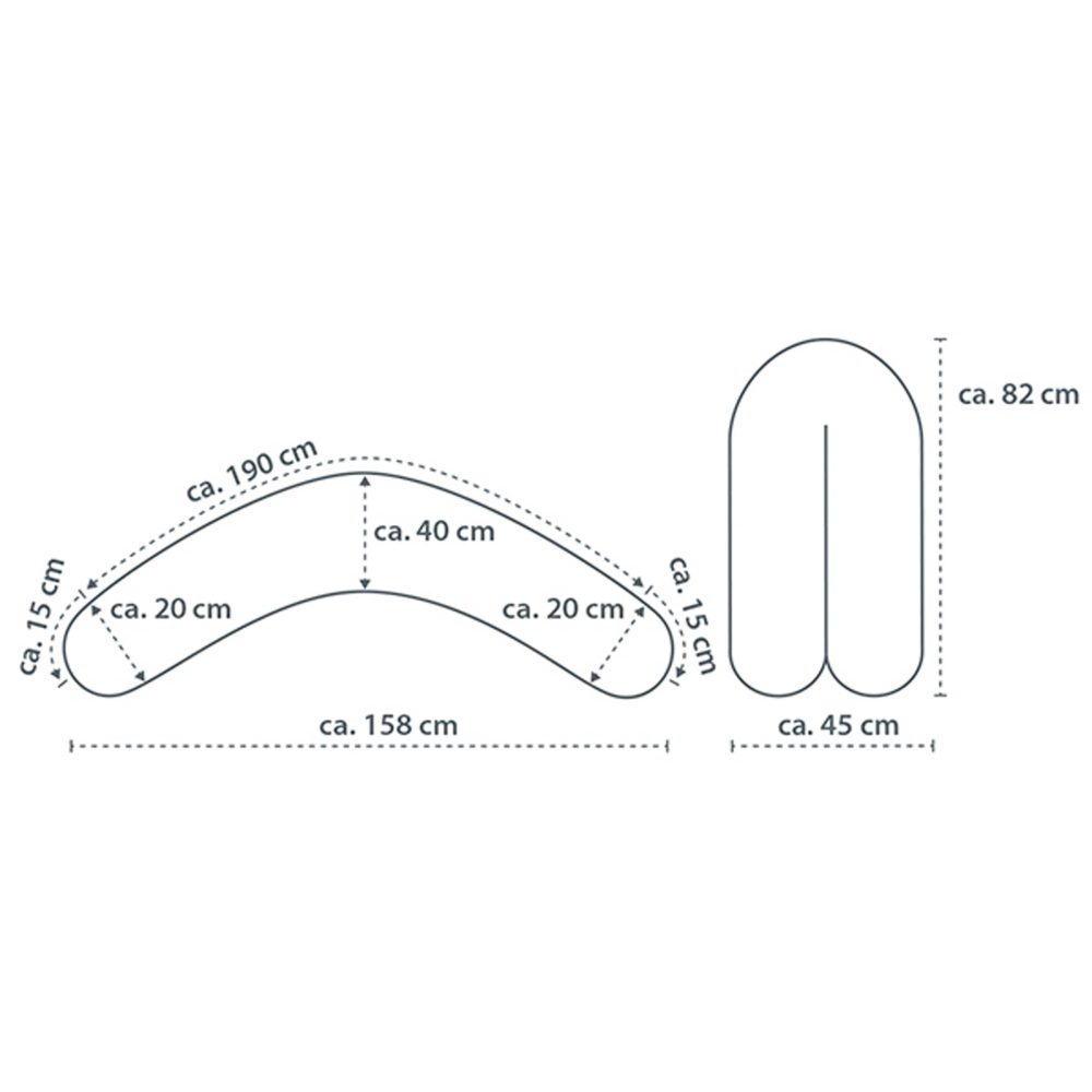 Stillkissen 190 cm