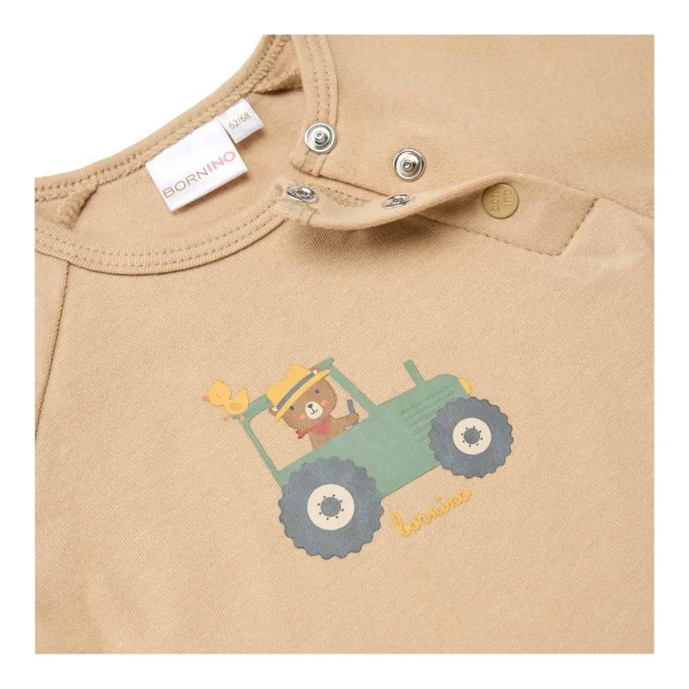 Raglanshirt langarm Bär