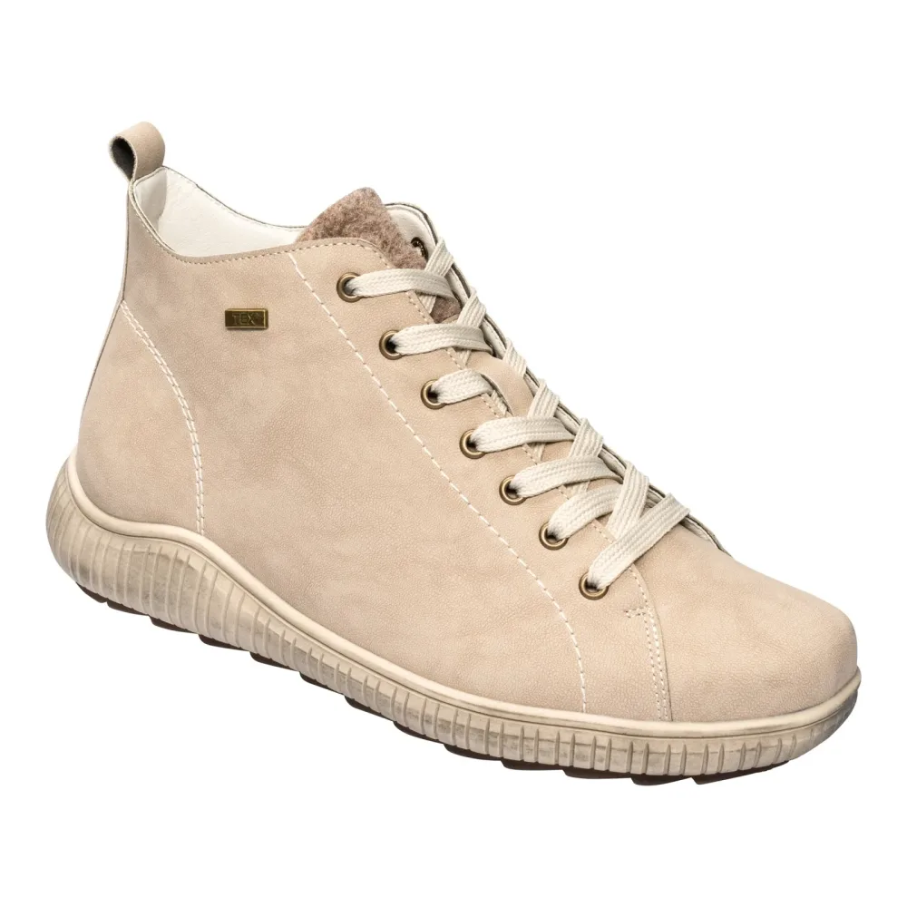 wonderwalk Knöchel-Sneaker mit Reißverschluss ?Sabine?, Größe: 38, beige