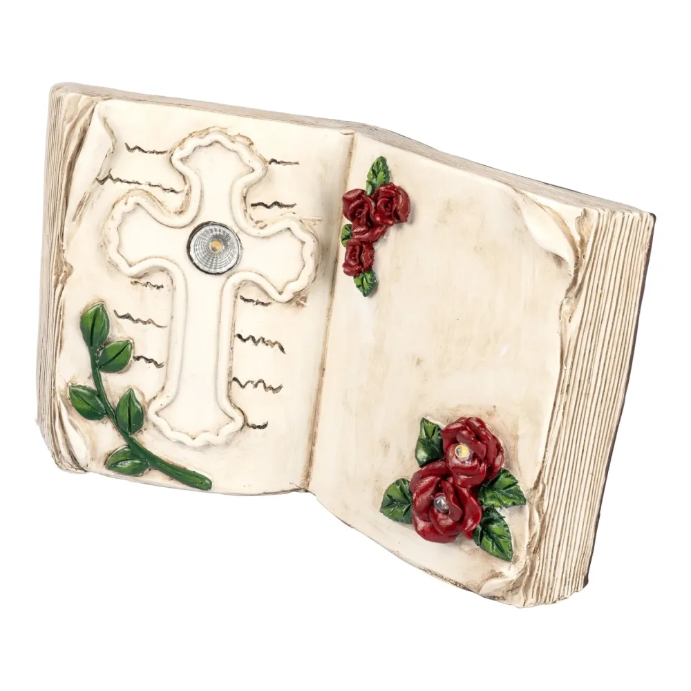 Solar-LED-Grabschmuck ?Buch?