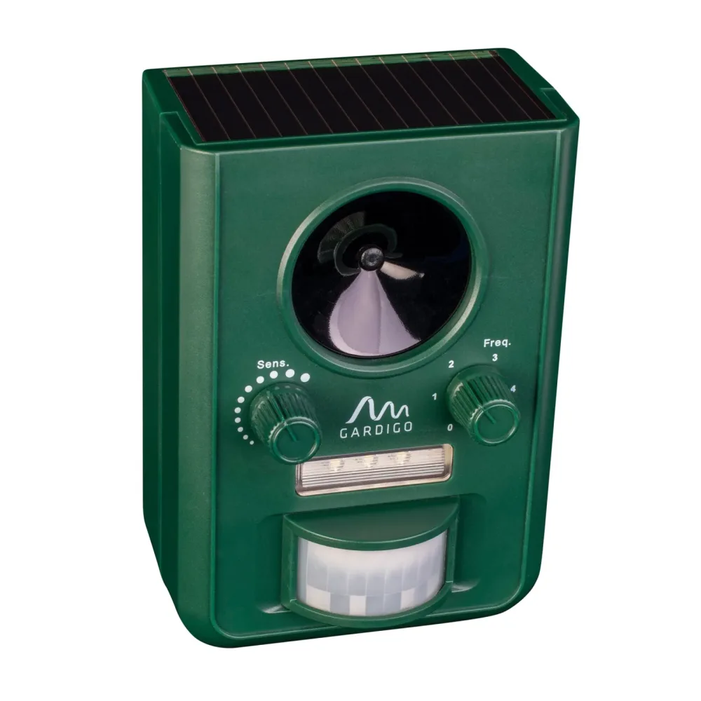 Gardigo Tiervertreiber Funktionsart Multifrequenz, LED-Licht, Solar 1 St.