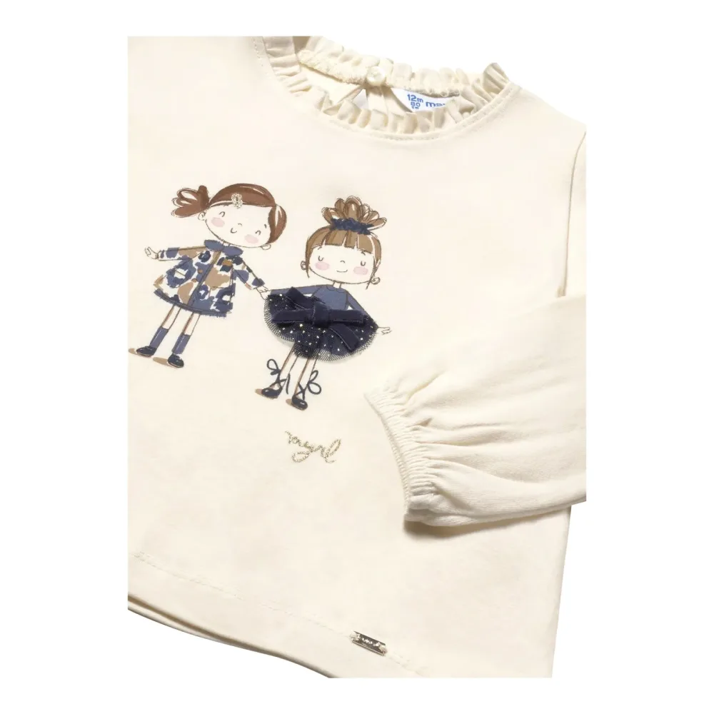Shirt langarm Mädchen