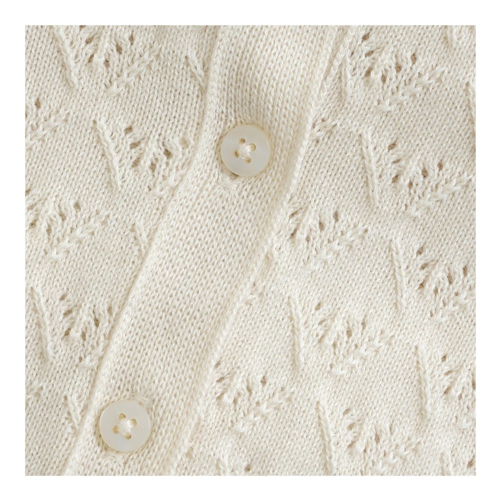 Ajour-Strickjacke