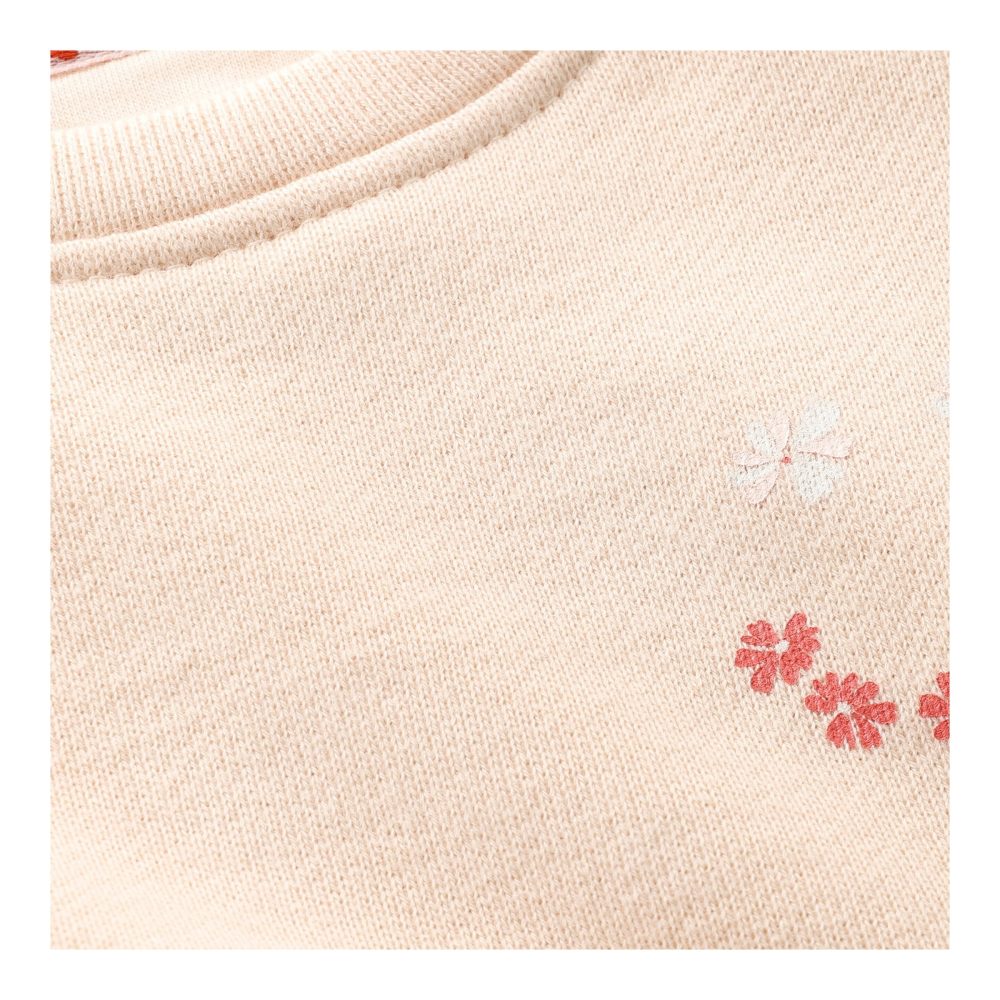 Sweatshirt Blumen Rüschen