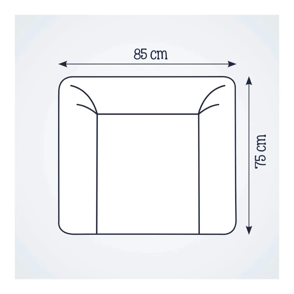 Wickelauflage Softy 75x85 cm