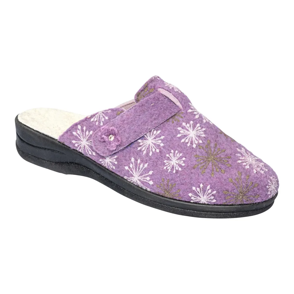 Hausschuh-Pantolette mit Wolle ?Eva