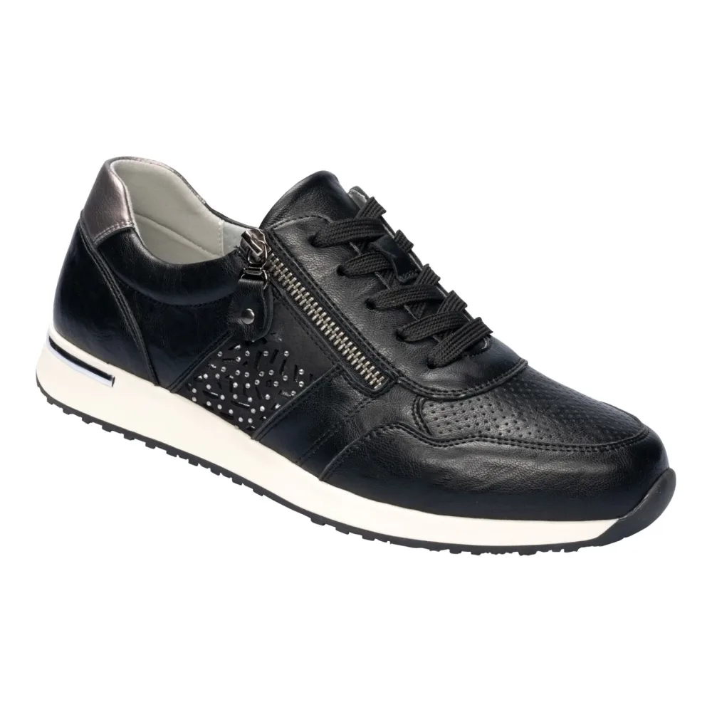 wonderwalk Leder-Komfort-Sneaker ?Linda?, Größe: 41