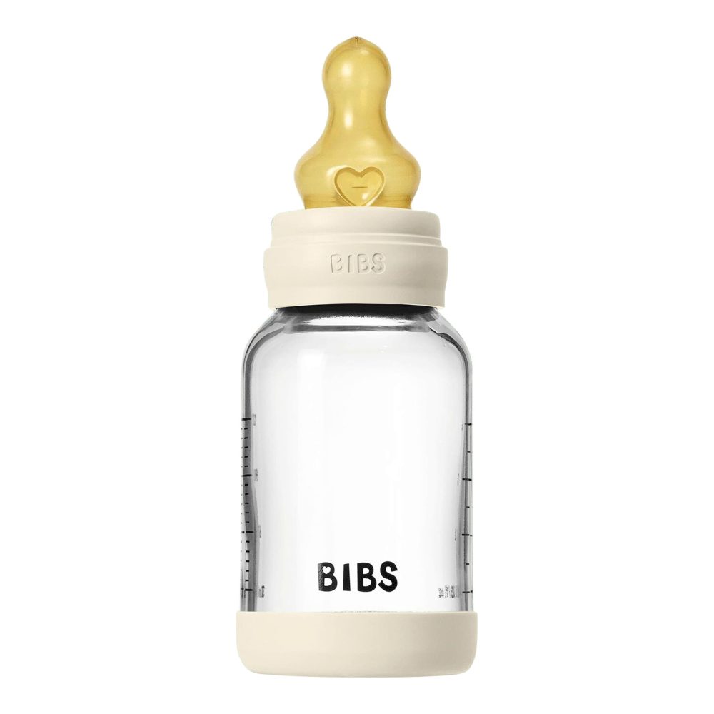 Babyflasche aus Glas, 120 ml, ab 0M