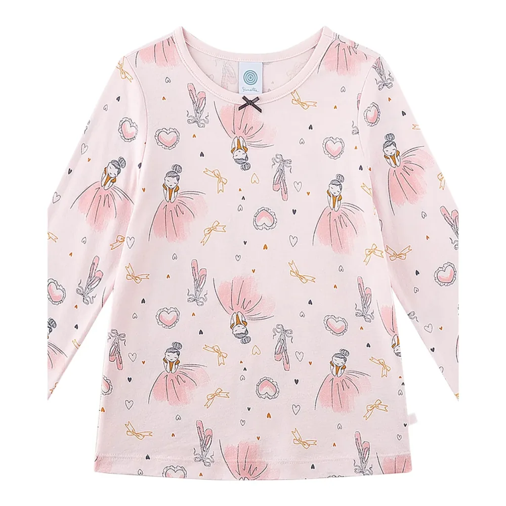 Sanetta Schlafanzug lang Ballerinas rosa