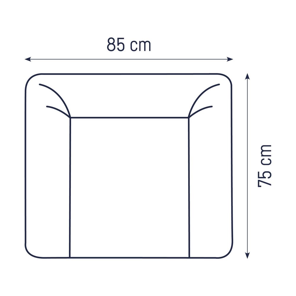 Wickelauflage Softy 75x85 cm