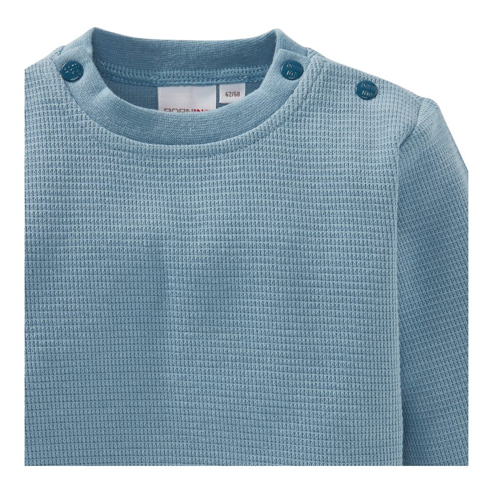 Sweatshirt Waffelpiqué