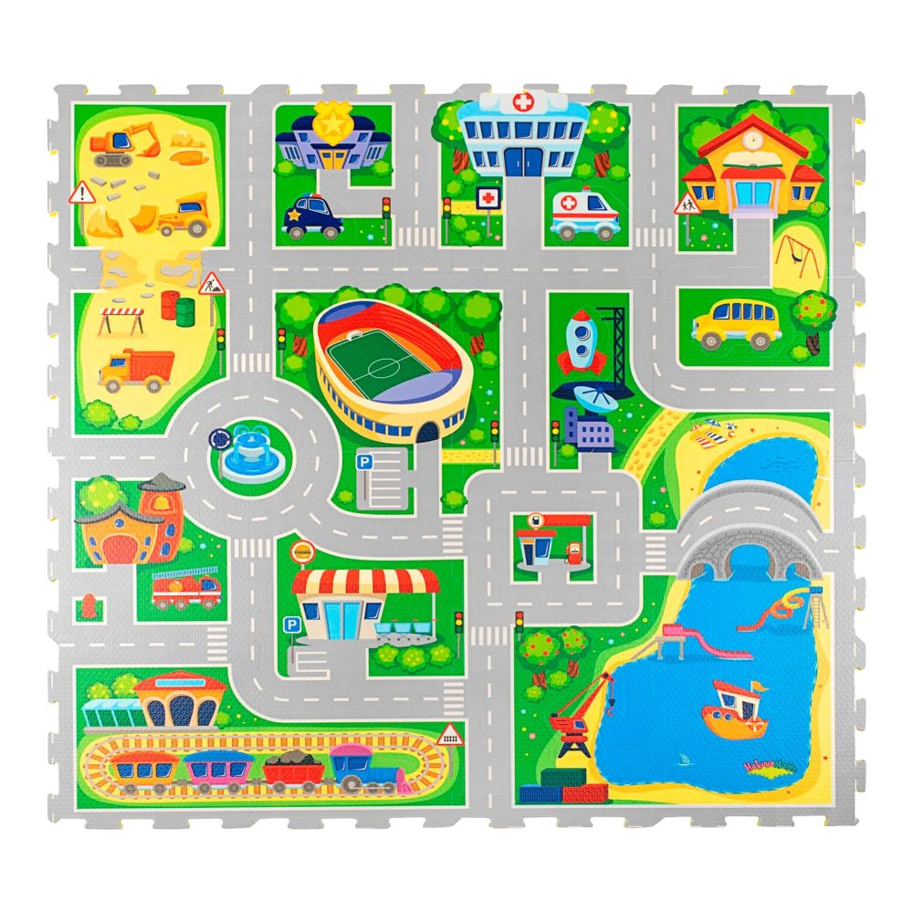 Puzzlematte City