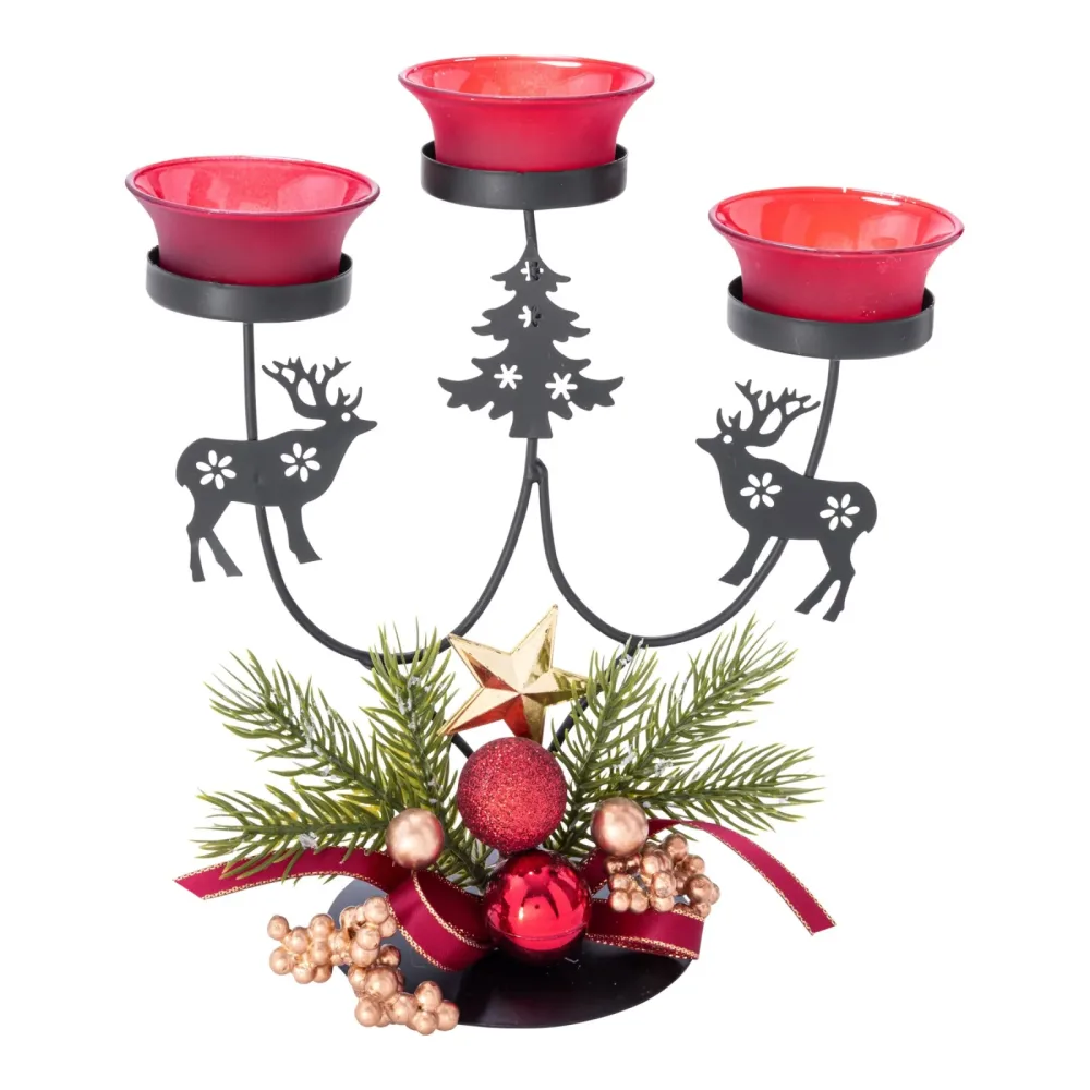 Teelichthalter ?Weihnachts-Eleganz?