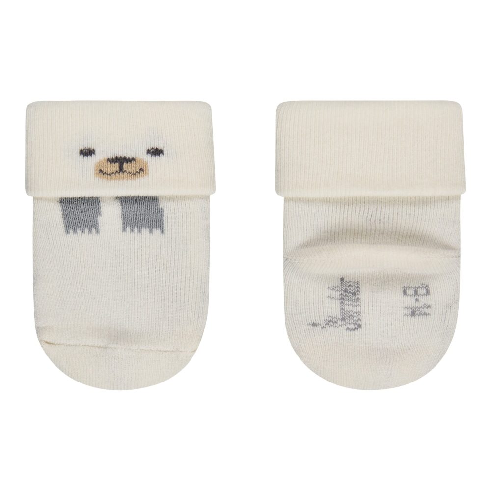 3er-Pack Socken Eisbär Schneeflocken