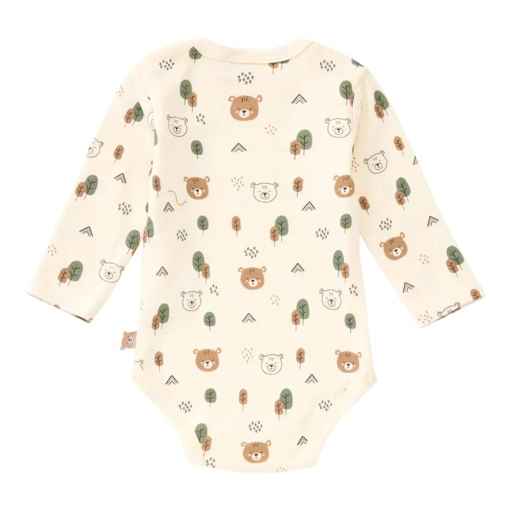 3er-Pack Bodys langarm Tiny Forest