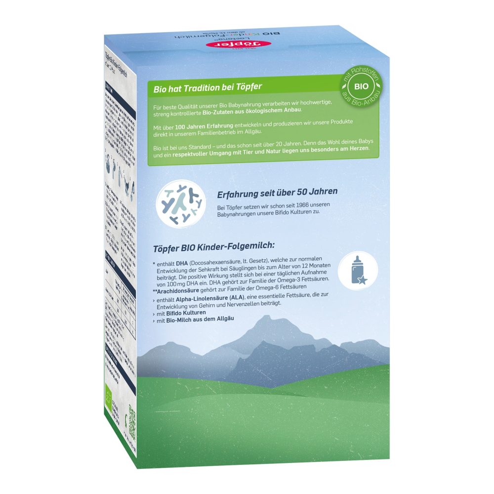 Bio Kinder-Folgemilch, 500g