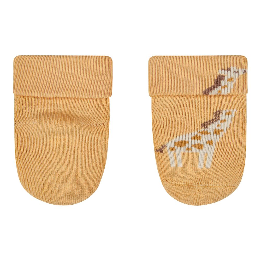 3er-Pack Erstlingssocken Löwe Giraffe