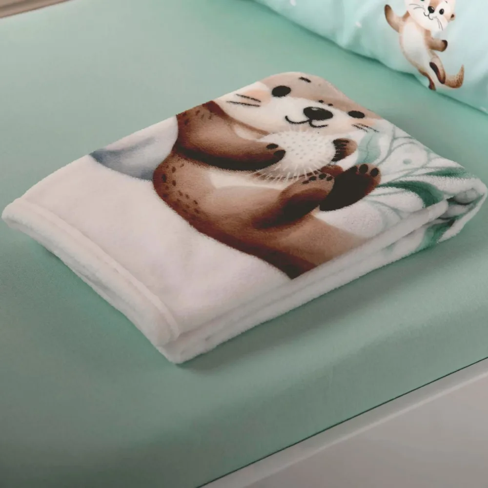 Babydecke Microfaserflausch 75x100 cm