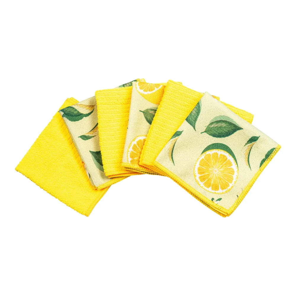 Mikrofasertücher ?Lemon?, 6 Stück