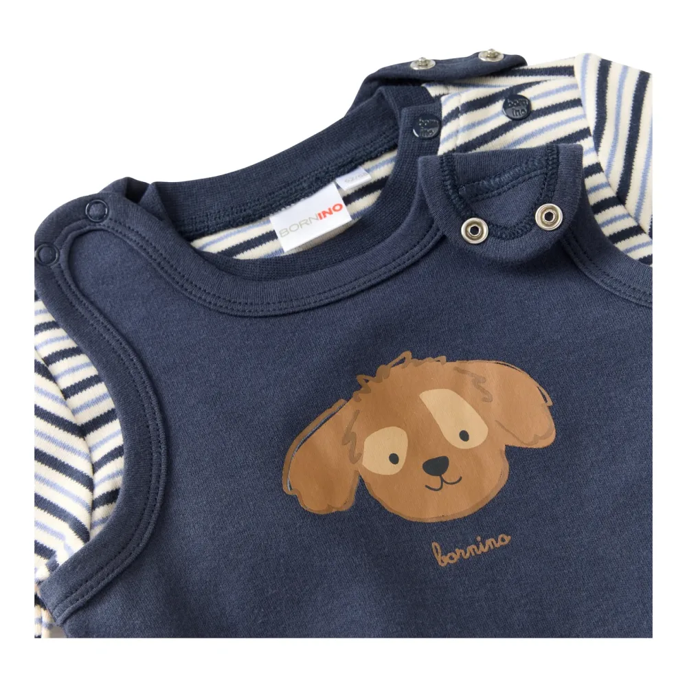 Strampler-Set 2-tlg. mit Shirt Hund
