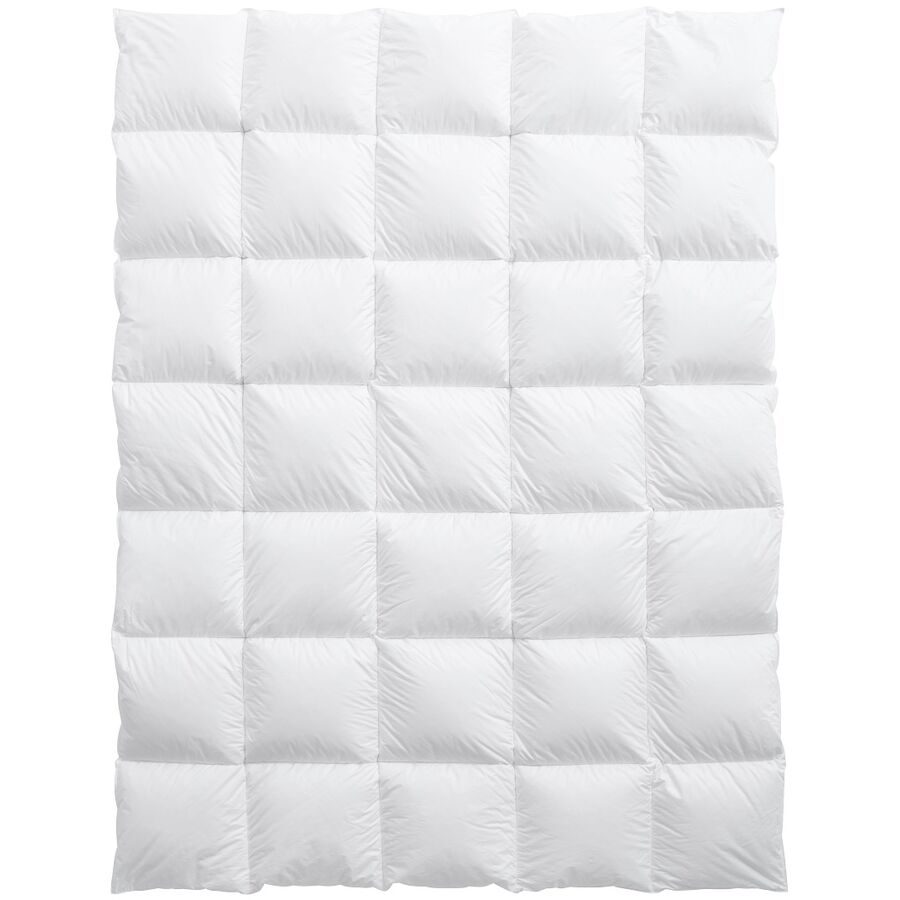 Billerbeck Daunenduvet Montreux Weiss Baumwolle 200 cm 210 cm Baumwolle - Daunenduvet