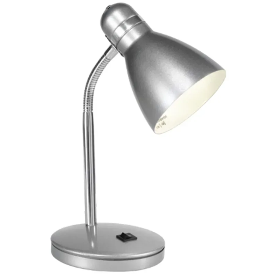 Schreibtischlampe Sniper Silber Chrom 13.5 cm 15.5 cm - Schreibtischlampe