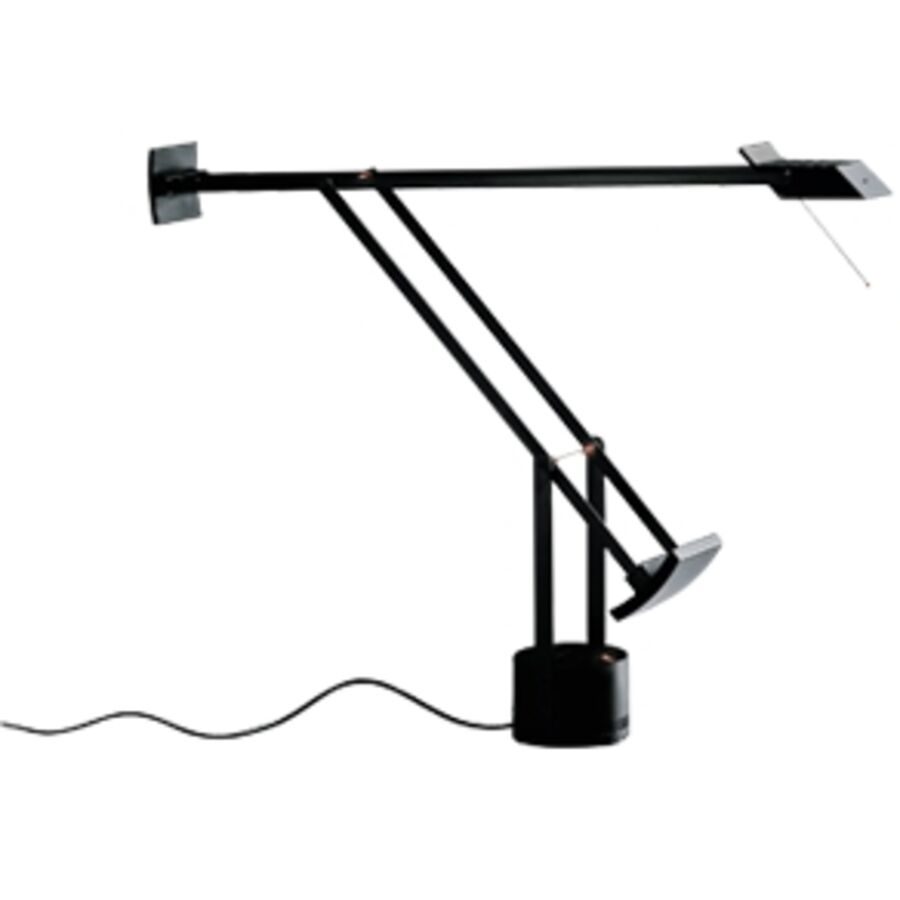Designer-Tischlampe Artemide Tizio schwarz dimmbar D 11 cm H 119 cm - LED - Lichtfarbe: Warmweiss - Material: Metall - Designer-Tischlampe- LED