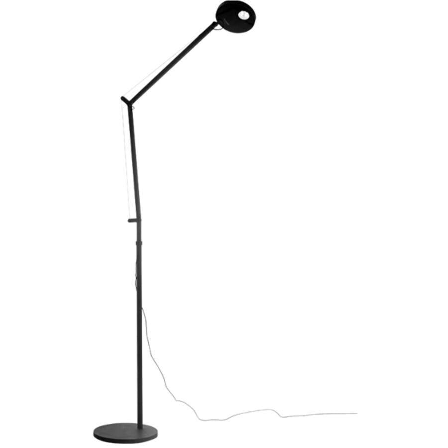 Designer-Leselampe Artemide Demetra H 100 cm - Farbe: alluminium/grau - LED - Lichtfarbe: Warmweiss - Material: Metall - Designer-Leselampe- LED
