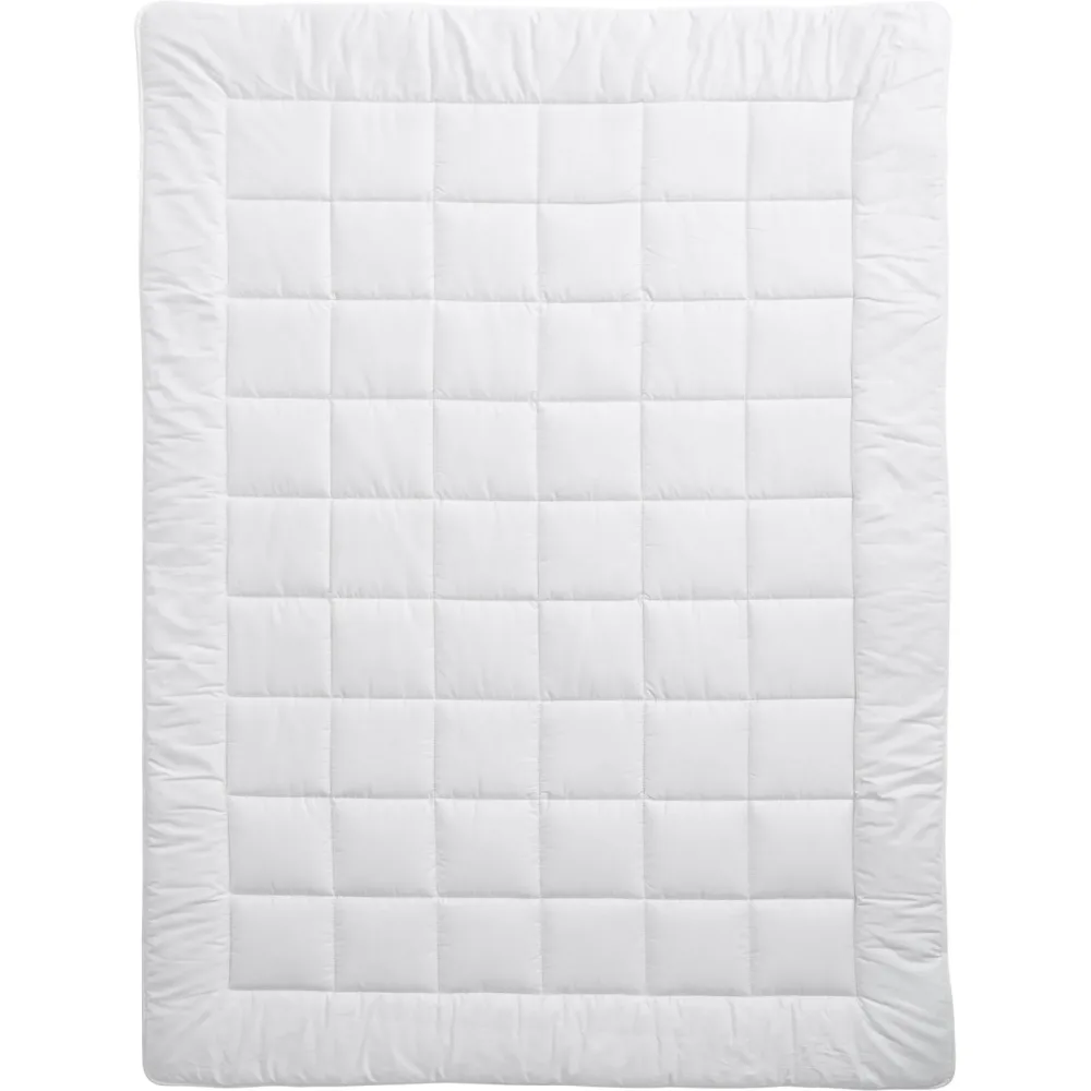 Billerbeck Schurwollduvet Meisterklasse Uno Weiss Baumwolle 160 cm 210 cm Schurwolle - Schurwollduvet