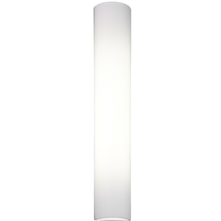 Designer-Wandlampe Bankamp Piave weiss H 54 cm - Farbe: Opal weiss satiniert - LED - Lichtfarbe: Warmweiss - Material: Glas - Designer-Wandlampe- LED