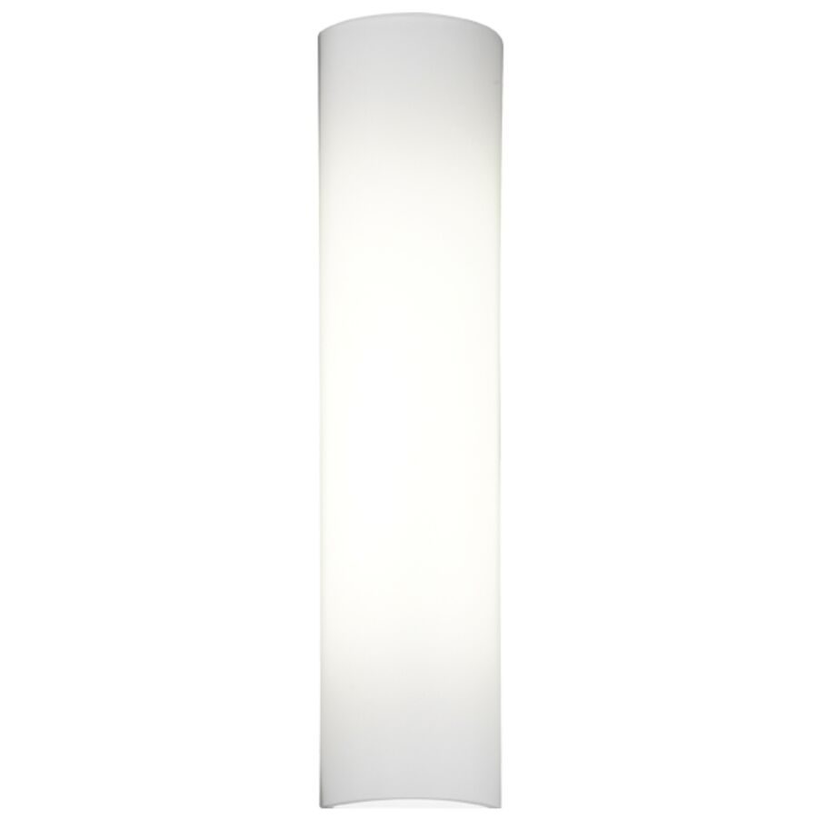 Designer-Wandlampe Bankamp Piave weiss H 40 cm - Farbe: Opal weiss satiniert - LED - Lichtfarbe: Warmweiss - Material: Glas - Designer-Wandlampe- LED